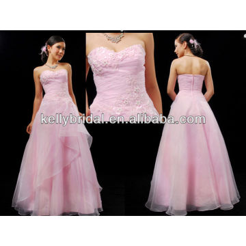 Rosa Quinceanera Kleider Partykleid für Frauen Organza Kleid Mädchen